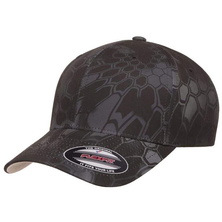 Custom Embroidered FlexFit 6277 · Kryptek Polyester Cap