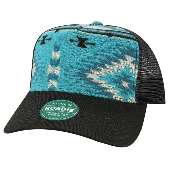 Blank Legacy ROADIE in AQUA AZTEC/BLACK