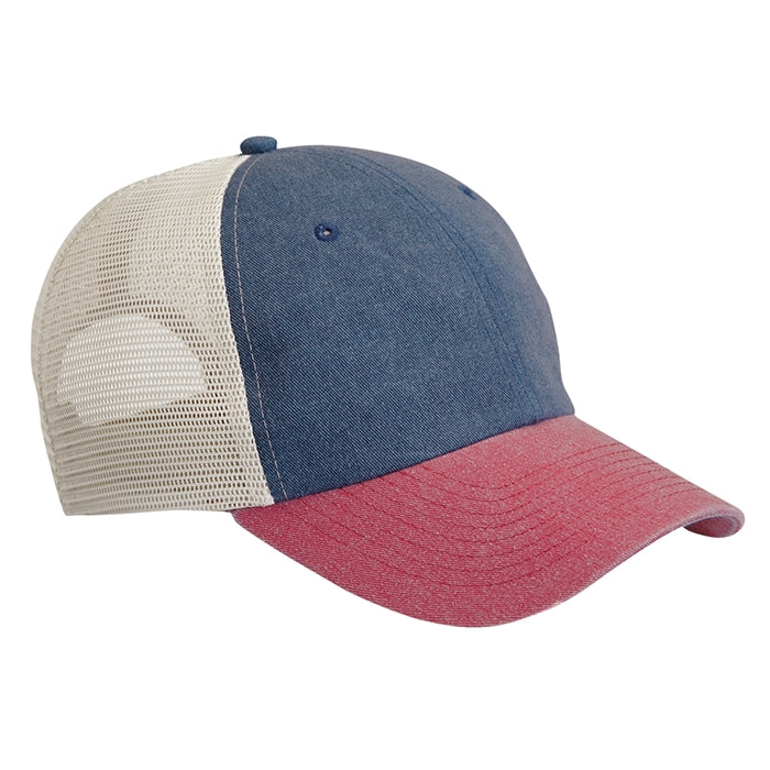 Blank Valucap SP510 in NAVY/CARDINAL/STONE